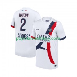 Koszulka Krótka Męska Paris Saint-Germain Drugi strój Hakimi 2 2025-2026