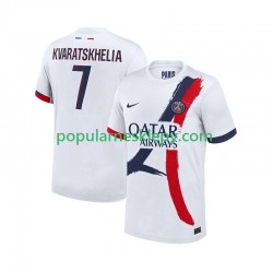 Koszulka Krótka Męska Paris Saint-Germain Drugi strój Khvicha Kvaratskhelia 7 2025-2026