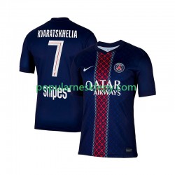Koszulka Krótka Męska Paris Saint-Germain Pierwszy strój Khvicha Kvaratskhelia 7 2025-2026