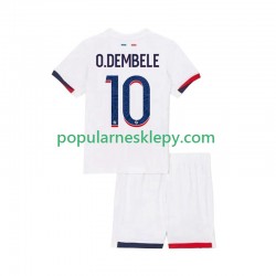 Koszulka Krótka dla Dzieci Paris Saint-Germain Drugi strój Ousmane Dembele 10 2025-2026