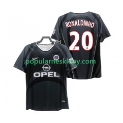 Koszulka Krótka Męska Paris Saint-Germain Trzeci strój RONALDINHO 20 Retro 2001 2002