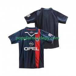 Koszulka Krótka Męska Paris Saint-Germain Pierwszy strój Retro 2001 2002