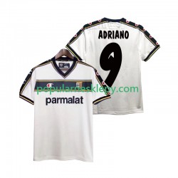 Koszulka Krótka Męska Parma Drugi strój ADRIANO 9 Retro 2002 2003