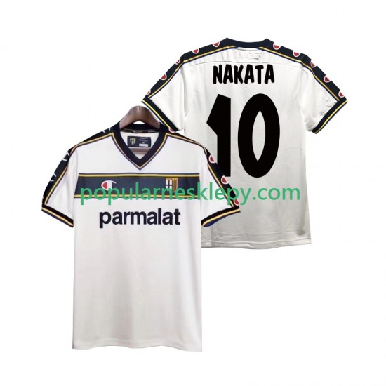 Koszulka Krótka Męska Parma Drugi strój NAKATA 10 Retro 2002 2003
