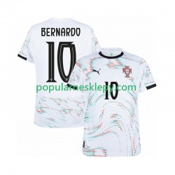 Koszulka Krótka Męska Reprezentacji Portugalii Drugi strój Bernardo Silva 10 2025-2026
