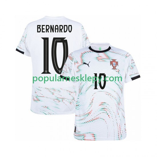 Koszulka Krótka Męska Reprezentacji Portugalii Drugi strój Bernardo Silva 10 2025-2026 Koszulka Krótka Męska Reprezentacji Portugalii Drugi strój Bernardo Silva 10 2025-2026