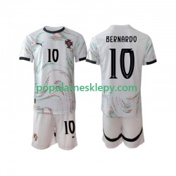 Koszulka Krótka dla Dzieci Reprezentacji Portugalii Drugi strój Bernardo Silva 10 2025-2026