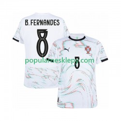 Koszulka Krótka Męska Reprezentacji Portugalii Drugi strój Bruno Fernandes 8 2025-2026