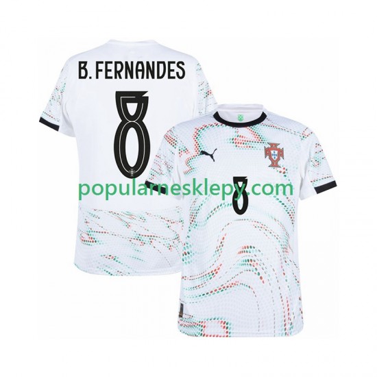 Koszulka Krótka Męska Reprezentacji Portugalii Drugi strój Bruno Fernandes 8 2025-2026 Koszulka Krótka Męska Reprezentacji Portugalii Drugi strój Bruno Fernandes 8 2025-2026