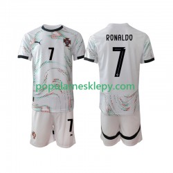 Koszulka Krótka dla Dzieci Reprezentacji Portugalii Drugi strój Cristiano Ronaldo 7 2025