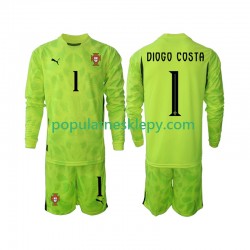 Koszulka Długi dla Dzieci Bramkarz Reprezentacji Portugalii Pierwszy strój Diogo Costa 1 2025