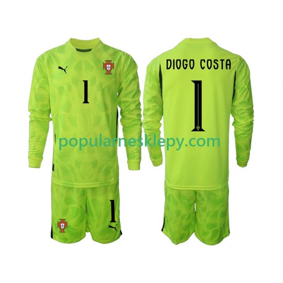 Koszulka Długi dla Dzieci Bramkarz Reprezentacji Portugalii Pierwszy strój Diogo Costa 1 2025