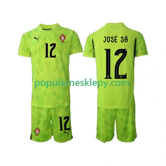 Koszulka Krótka dla Dzieci Bramkarz Reprezentacji Portugalii Pierwszy strój Jose Sa 12 2025