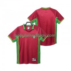 Koszulka Krótka Męska Reprezentacji Portugalii Pierwszy strój Retro 1998