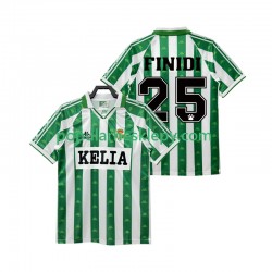 Koszulka Krótka Męska Real Betis Pierwszy strój FINIDI 25 Retro 1995 1996