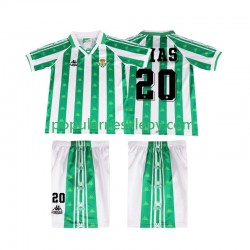 Koszulka Krótka dla Dzieci Real Betis Pierwszy strój Tomas Olias 20 Retro 1996 1997