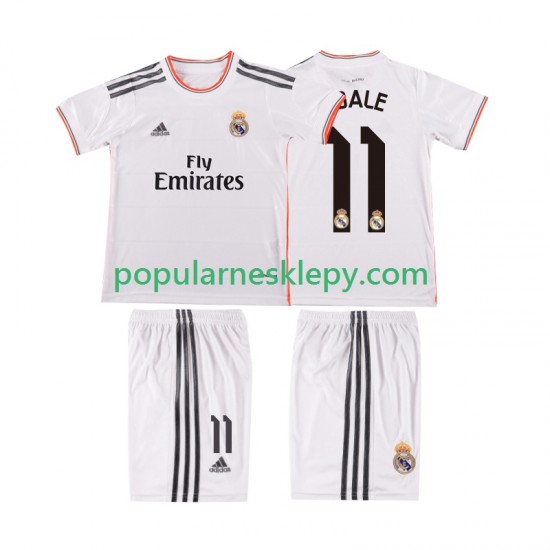 Koszulka Krótka dla Dzieci Real Madryt Pierwszy strój BALE 11 Retro 2013 2014