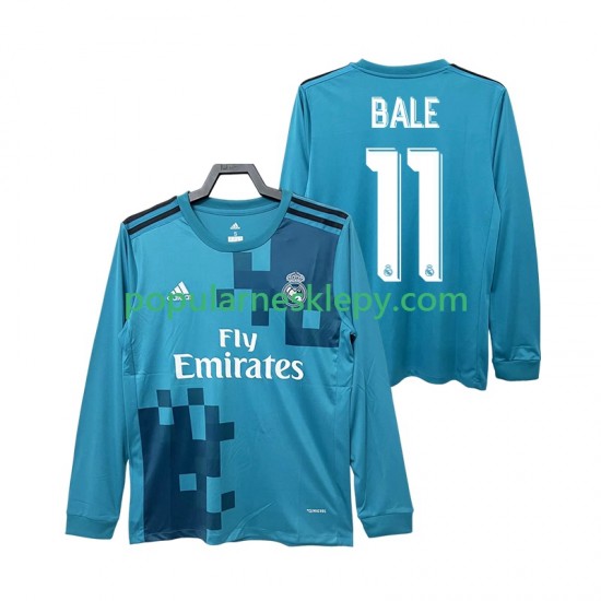 Koszulka Długi Męska Real Madryt Trzeci strój BALE 11 Retro 2017 2018