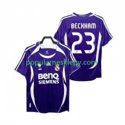 Koszulka Krótka Męska Real Madryt Drugi strój Beckham 23 Retro 2006 2007