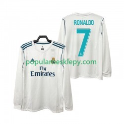 Koszulka Długi Męska Real Madryt Pierwszy strój CRISTIANO RONALDO 7 Retro 2017 2018
