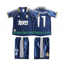 Koszulka Krótka dla Dzieci Real Madryt Trzeci strój Cristiano Ronaldo 11 Retro 1998 1999