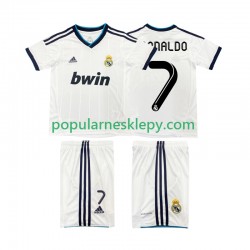 Koszulka Krótka dla Dzieci Real Madryt Pierwszy strój Cristiano Ronaldo 7 Retro 2012 2013