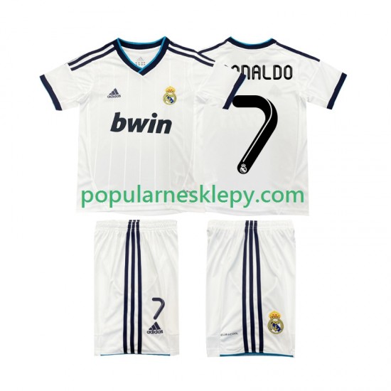 Koszulka Krótka dla Dzieci Real Madryt Pierwszy strój Cristiano Ronaldo 7 Retro 2012 2013 Koszulka Krótka dla Dzieci Real Madryt Pierwszy strój Cristiano Ronaldo 7 Retro 2012 2013