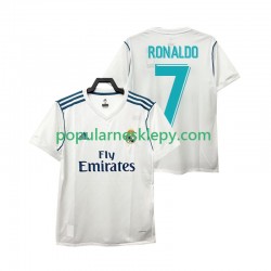 Koszulka Krótka Męska Real Madryt Pierwszy strój Cristiano Ronaldo 7 Retro 2017