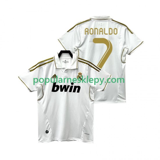 Koszulka Krótka Męska Real Madryt Pierwszy strój Cristiano Ronaldo 7 Retro 2011 2012