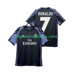 Koszulka Krótka Męska Real Madryt Trzeci strój Cristiano Ronaldo 7 Retro 2016 2017
