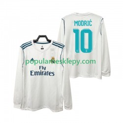 Koszulka Długi Męska Real Madryt Pierwszy strój MODRIC 10 Retro 2017 2018