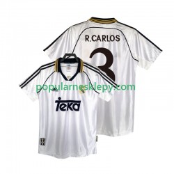 Koszulka Krótka Męska Real Madryt Pierwszy strój R.CARLOS 3 Retro 1998 2000
