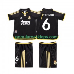 Koszulka Krótka dla Dzieci Real Madryt Drugi strój REDONDO 6 Retro 1999 2001
