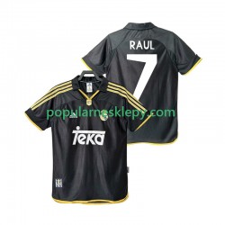 Koszulka Krótka Męska Real Madryt Drugi strój Raul 7 Retro 1999 2001