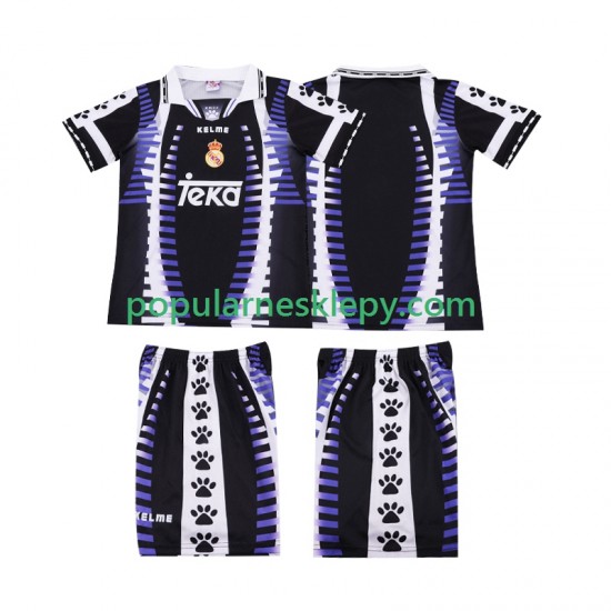 Koszulka Krótka dla Dzieci Real Madryt Trzeci strój Retro 1997 1998