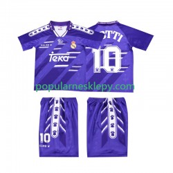 Koszulka Krótka dla Dzieci Real Madryt Drugi strój TOTTI 10 Retro 1994 1996
