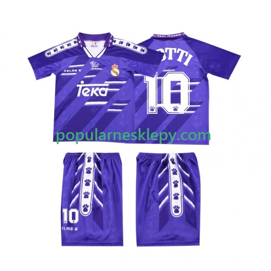 Koszulka Krótka dla Dzieci Real Madryt Drugi strój TOTTI 10 Retro 1994 1996