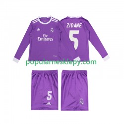Koszulka Długi dla Dzieci Real Madryt Drugi strój ZIDANE 5 Retro 2016