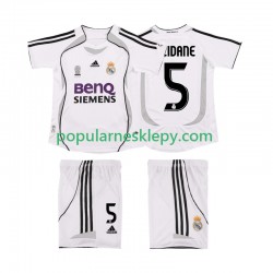 Koszulka Krótka dla Dzieci Real Madryt Pierwszy strój ZIDANE 5 Retro 2006 2007