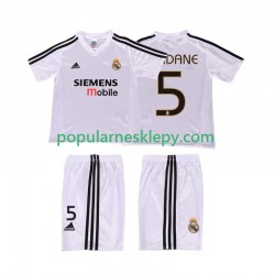 Koszulka Krótka dla Dzieci Real Madryt Pierwszy strój ZIDANE 5 Retro 2004 20025