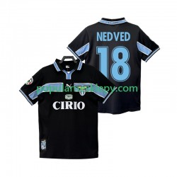 Koszulka Krótka Męska SS Lazio Drugi strój NEDVED 18 Retro 1998 1999