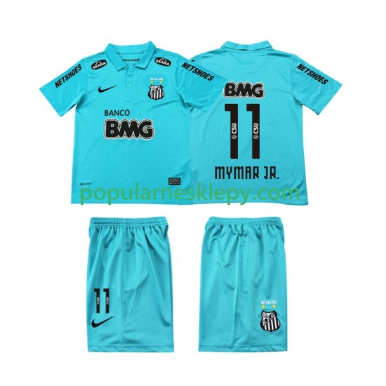 Koszulka Krótka dla Dzieci Trzeci strój Santos Neymar JR 11 Retro 2011-2012