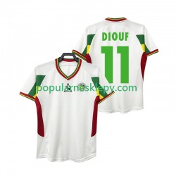 Koszulka Krótka Męska Reprezentacji Senegalu Pierwszy strój DIOUF 11 Retro 2002