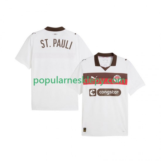 Koszulka Krótka Męska Drugi strój St. Pauli 2025-2026