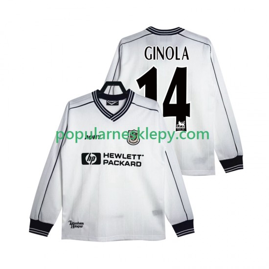Koszulka Długi Męska Tottenham Hotspur Pierwszy strój GINOLA 14 Retro 1997 1999