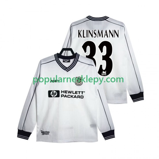 Koszulka Długi Męska Tottenham Hotspur Pierwszy strój KLINSMANN 33 Retro 1997 1999 Koszulka Długi Męska Tottenham Hotspur Pierwszy strój KLINSMANN 33 Retro 1997 1999