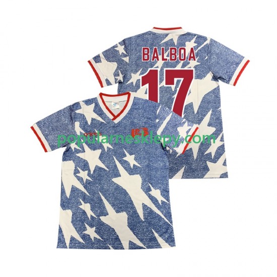 Koszulka Krótka Męska Reprezentacji Stanów Zjednoczonych Drugi strój BALBOA 17 Retro 1994
