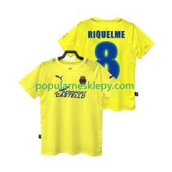 Koszulka Krótka Męska Villarreal CF Pierwszy strój RIQUELME 8 Retro 2005 2006