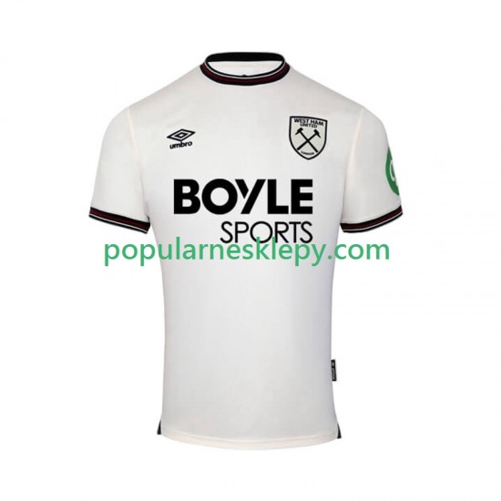 Koszulka Krótka Męska West Ham United Drugi strój 2025-2026