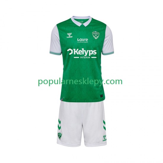 Koszulka Krótka dla Dzieci Pierwszy strój AS Saint-Etienne 2025-2026